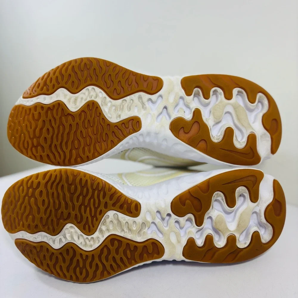 Nike Renew Run Triple White/Gum Sole Men's Running Shoes Sneakers CZ9209-100‎ 10